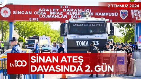 22 Sanıklı Sinan Ateş Cinayeti Davasında 2 nci Celse TV100 Ana Haber