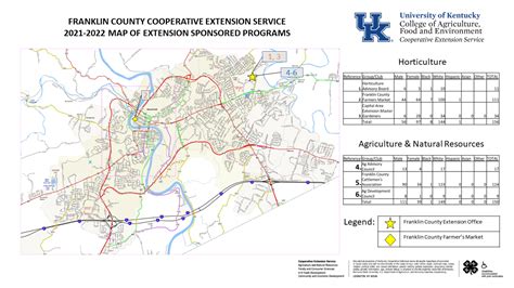 Franklin County Extension Sponsored Groups Map Franklin County