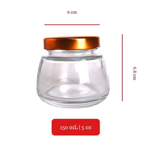 Mini Poppins Glass Jar Toples Kaca Mini Toples Bumbu Jar Pudding