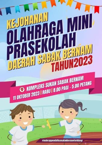 Buku Program Kejohanan Olahraga Mini Prasekolah Daerah Sabak Bernam