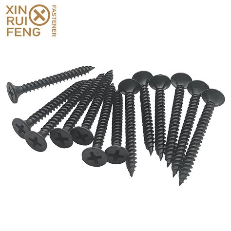 China Black Phosphated Bugle Head Drywall Screw Factory And