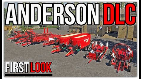 ANDERSON DLC FIRST LOOK DEMO Farming Simulator 19 YouTube