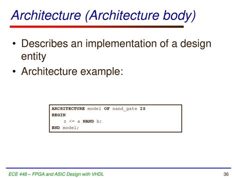 Lecture Vhdl Refresher Ece Fpga And Asic Design With Vhdl