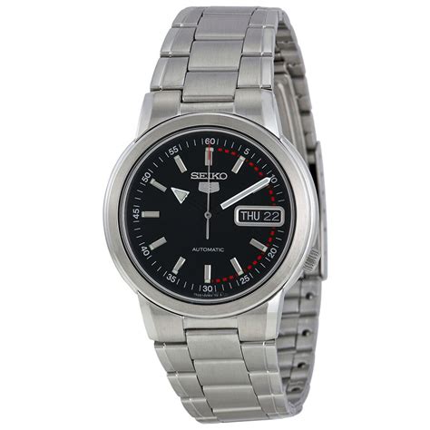 Seiko 5 Automatic Black Dial Mens Watch Snxe99 Seiko 5 Seiko