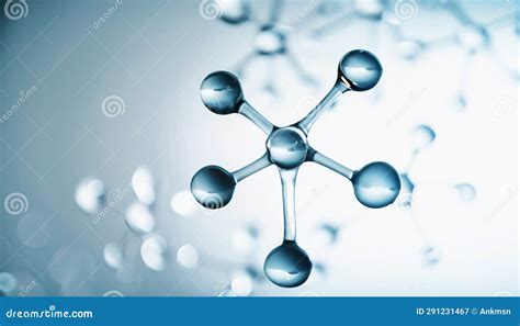 Antecedentes Científicos Con Modelo Molécula Y átomo Estructura