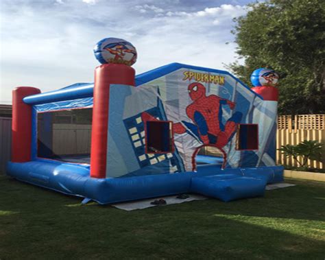 Crazy Bouncy Castle Hire Perth Jumping Castles Spiderman Bouncy Castle