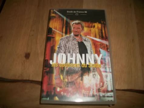 Cassette Vid O Vhs Johnny Hallyday Les Coulisses Du Stade Stade De