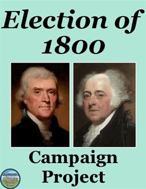 The Election of 1800 Campaign Project