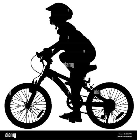 Bicycle Rider Silhouette