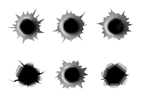 Bullet Holes PNG Vector PSD And Clipart With Transparent Background