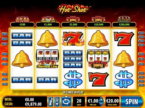 Hot Shot slot, Blazing 7's, free play online slots