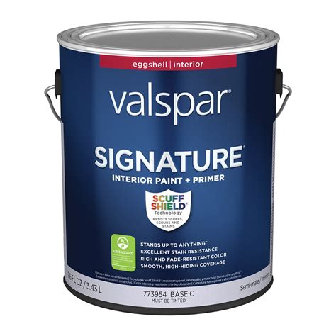 Valspar Signature Eggshell Latex Paint Actual Net Contents 116 Fl Oz At