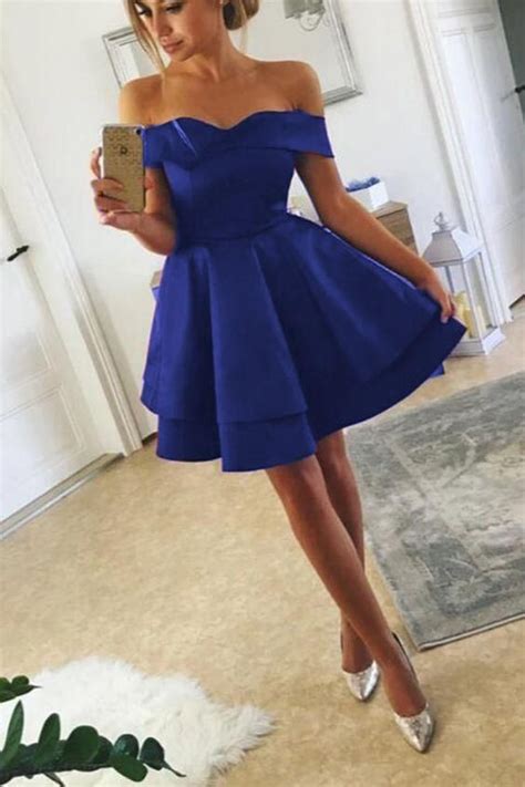 Short Homecoming Dresses Royal Blue Lexie Cd13655 In 2024