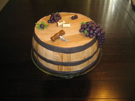 Wine Barrel Cake — Beer Wine Cigars