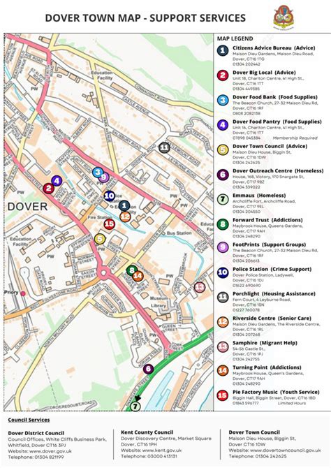 Map of Dover - Dover Town Council