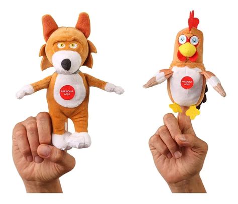 Buy La Granja De Zen N Musical Finger Puppets Gallo Bartolito And Lobo