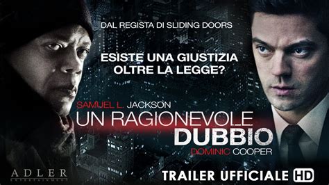 UN RAGIONEVOLE DUBBIO Trailer YouTube