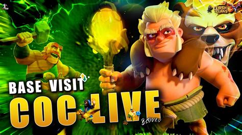 Coc Live Base Visiting And Tips Clash Of Clans Live Stream Best Pc Attacks And Tips Coc Youtube