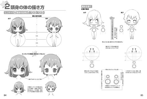 萌えミニキャラクターの描き方 顔・からだ編 ホビージャパンの技法書