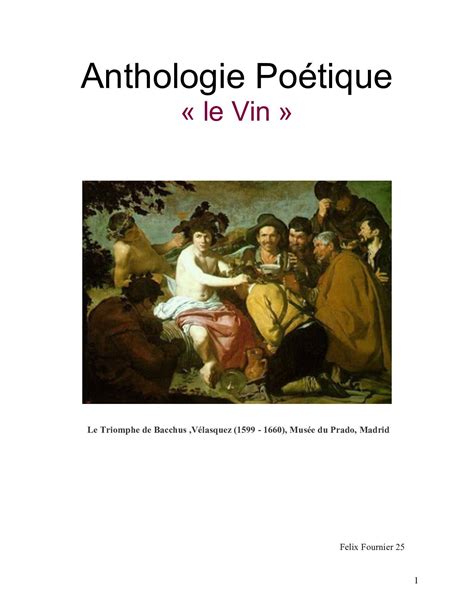 Calaméo Anthologie Poétique