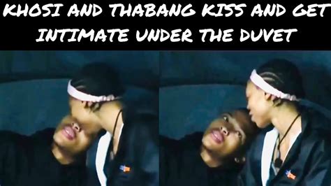 BIG BROTHER TITANS KHOSI AND THABANG GET INTIMATE UNDER THE DUVET