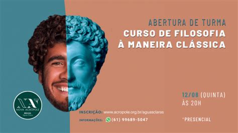 Abertura de Turma Curso de Filosofia à Maneira Clássica PRESENCIAL