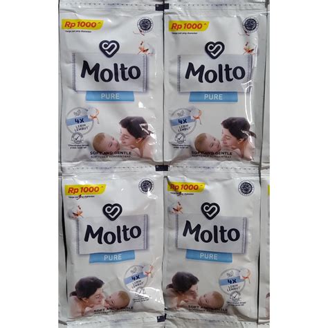 Jual MOLTO 1000 PEWANGI PAKAIAN SACHET 1 RENCENG ISI 6 18ML