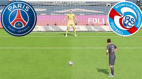 PSG x STRASBOURG Penalty LIGUE 1 CAMPEONATO FRANCÊS GAMEPLAY FIFA 23