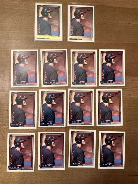 Lot 12 1992 Topps 2 Gold Winners 10 Topps 768 Jim Thome