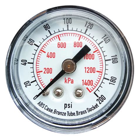 Grainger Approved Commercial Pressure Gauge To Psi In