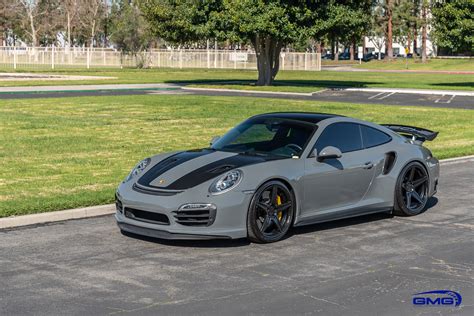 Nardo Grey Porsche 9911 Turbo S Gmg Racing