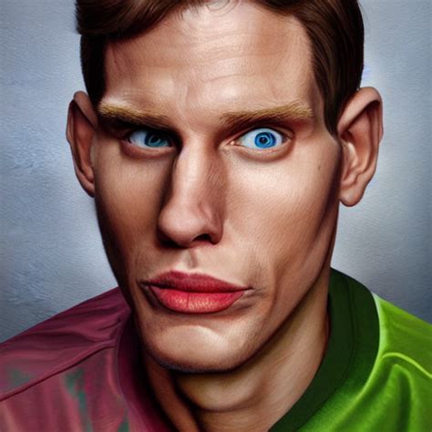 Krea Ai Caricature Portraits Done Of Jerma Realistic Hyp