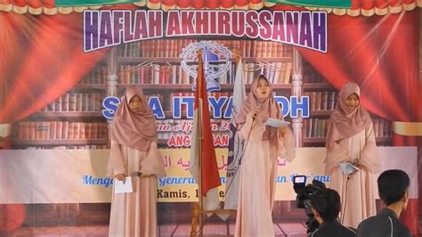 NASYID Dan Puisi Haflah Akhirussanah SMA IT Yapidh 2018 YouTube