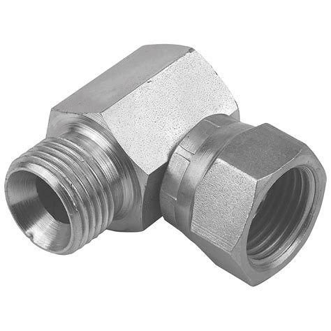 Bsp Male X Bsp Female 90 Degree Compact Elbow Hexagonal Body For Bonde Usc Hydraulics