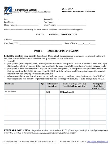 7 Steps In Filling Out A Dependent Verification Form Db Excel