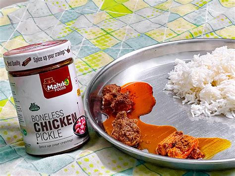 MAHIKA FOODS Andhra Style Homemade Fresh Boneless Chicken Pickle Murgh