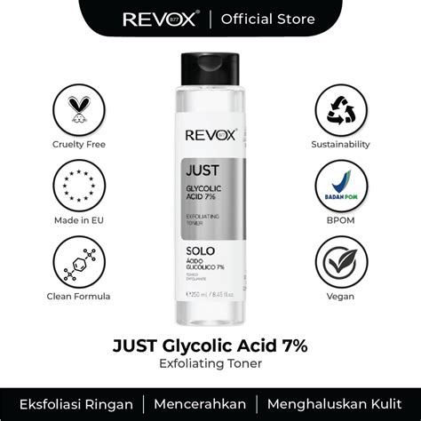 Jual REVOX B77 JUST Glycolic Acid Tonic 250ml Shopee Indonesia