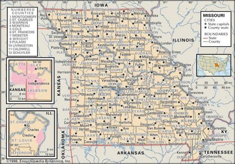 State And County Maps Of Missouri - Texas County Missouri Plat Map ...