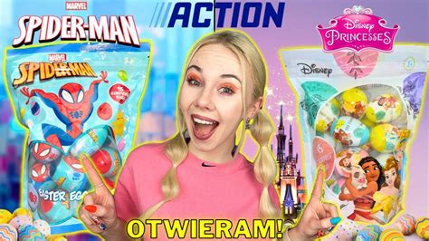 OTWIERAM WIELKANOCNE JAJKA NIESPODZIANKI Z ACTION Vol 1 Disney