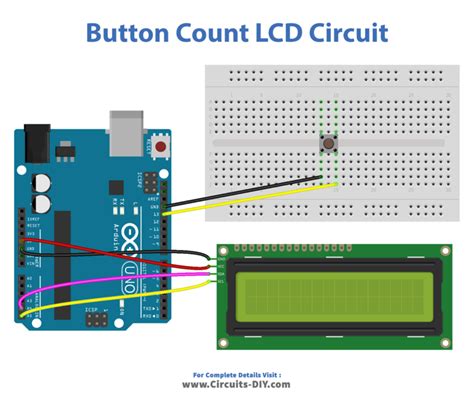 Button Count On LCD Arduino Tutorial