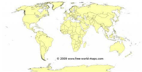 Printable Blank World Maps | Free World Maps inside Small World Map ...