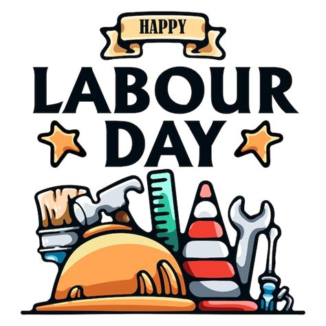 Premium Vector Happy Labor Day Vector Illustration