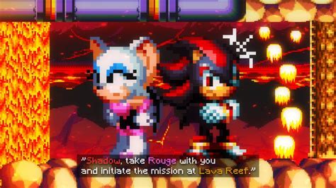 Team Shadow Rouge In Sonic Mania YouTube