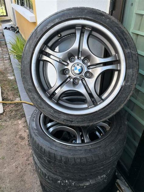 Bmw E46 Msport Rim Original 17 Auto Accessories On Carousell