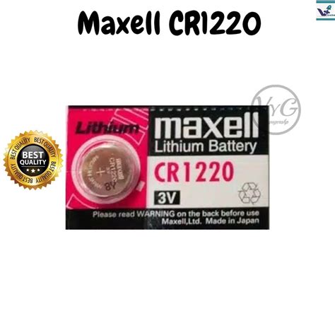 Jual Batrai Maxell Cr Lithilium Battery V Original Baterai Maxell