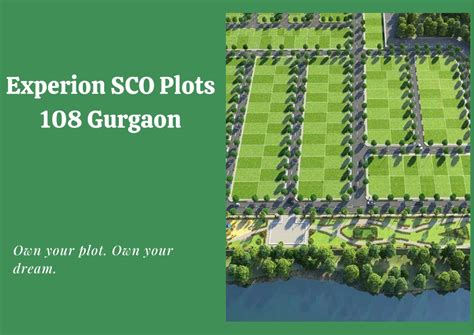 Ppt Experion Sco Plots Gurgaon E Brochure Powerpoint Presentation