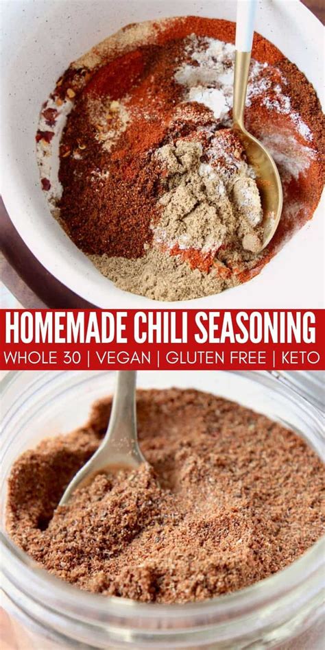 Easy Homemade Chili Seasoning Recipe