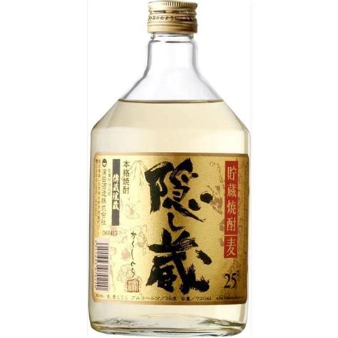 濱田酒造 麦焼酎 隠し蔵 25度 720ml×6本 4951693070220 6 御用蔵 大川 通販 Yahooショッピング