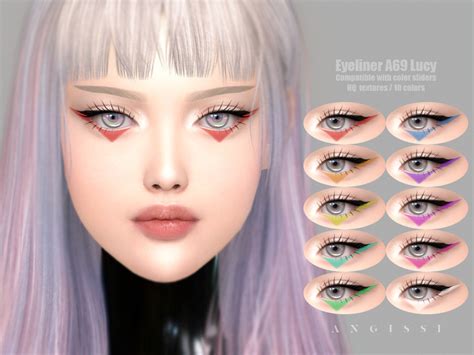 The Sims Resource Eyeliner A69 Lucy