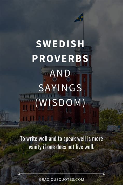 71 Swedish Proverbs And Sayings WISDOM Proverbs Quotes Swedish